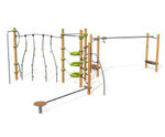 Multiplay Equipment J2578-M - metal climbing and balancing playground set