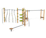 Multiplay Equipment J2578-M - metal climbing and balancing playground set - on this page
