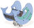 Dippy The Dolphin - blue HPL group spring rocker for playgrounds 5