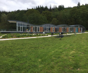 Play equipment for children's cancer retreat