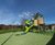 Natural themed playground and tower unit for Lakes park 1