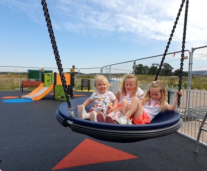New community inclusive play area for sports centre