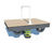 Mine Trolley - 4-user standing playground spring rocker, HPL and steel 2