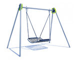 Rope Basket Swing J445® - steel frame playground swing for 5 children
