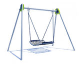 Rope Basket Swing J445® - steel frame playground swing for 5 children - on this page