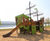 Neptune - large steel boat playground with slides and climbing features 1