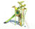 Ka'Yop Essential Unit - steel playground with slide and climbing activities 3