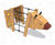 Bear J49104® - wooden animal playground climber for early years children 3