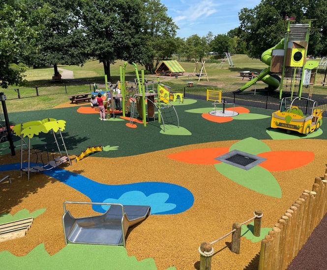 Transforming Woodford Park into an inclusive play area
