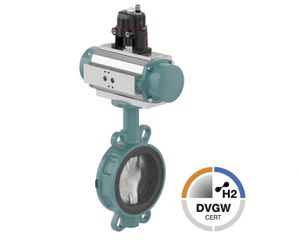 GEMÜ butterfly valves certified for hydrogen applications