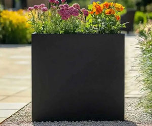 Zinc Galvanised Long Tall Trough Planter - 60cm | 80cm | 90cm high
