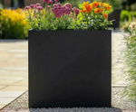 Zinc Galvanised Long Tall Trough Planter - 60cm | 80cm | 90cm high