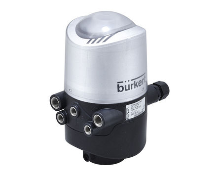 Type 8681 control head for hygienic process valves