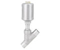 Type 2060 angle seat valve with stainless steel actuator