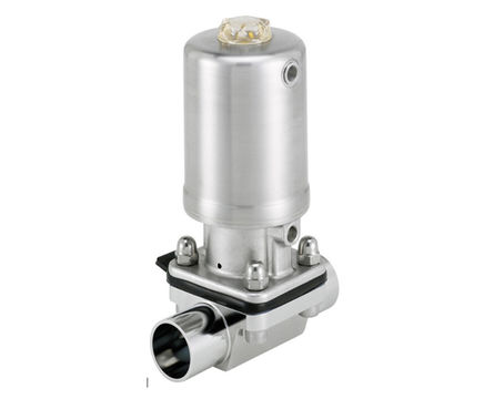 Type 2063 diaphragm valve with stainless steel actuator