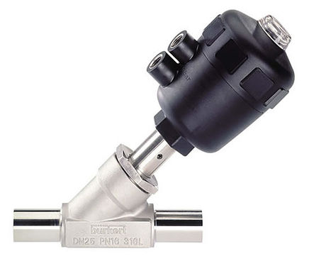 Type 2000 pneumatic 2/2 way angle-seat valve