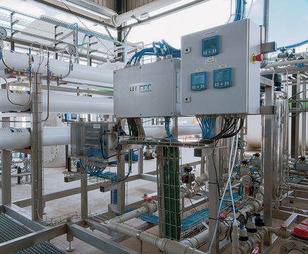 Simplified process control for reverse osmosis plant
