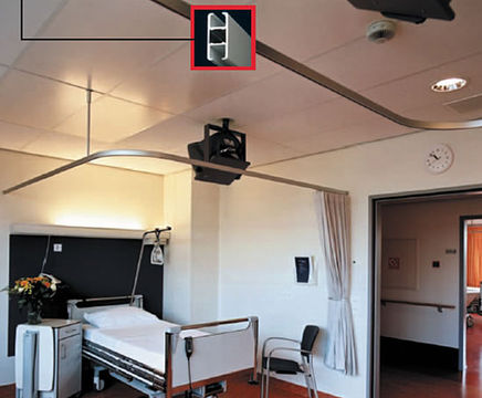 4100 cubicle curtain rail system