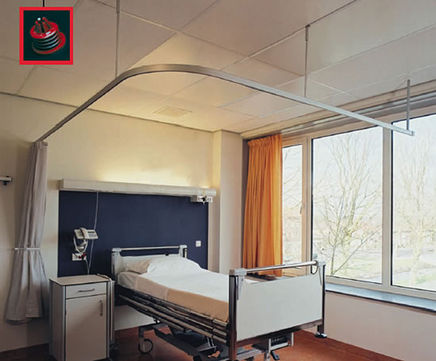 Anti-ligature load-release system for privacy rail