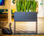 Thesley - metal and GRP trough planters for office space division 2