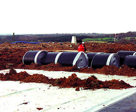 Deckdrain - geocomposite drainage layer