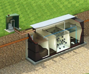 Apex Biodigester - robust plastic sewage treatment plant for off-mains use