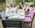 Birchcliffe Garden Table and Chairs - recycled plastic outdoor dining set 3