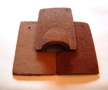 Handmade ventilating roof tiles