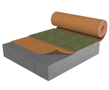 AcoustiCORK™ C61 underlay for carpeted floors