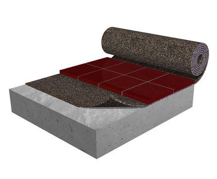AcoustiCORK™ T71 underlay for ceramic tile floors