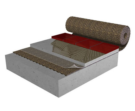 AcoustiCORK™ U31 underlay for screeds and wood joists