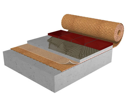 AcoustiCORK™ U32 underlay for screeds and wood joists