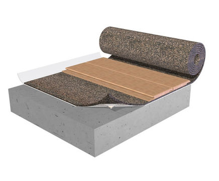 AcoustiCORK™ C21PE underlay for floating floors