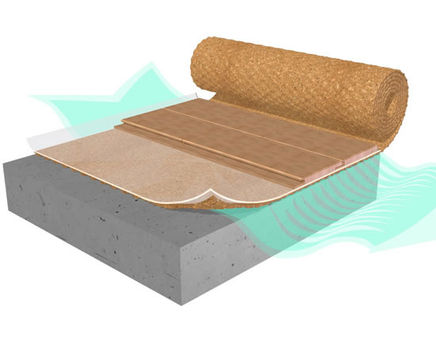 AcoustiCORK™ C31PE underlay for floating floors