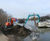 Watercourse dredging and silt pumping 3