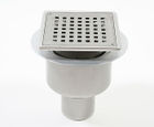 Light duty 150 drain, flexible flooring, vertical outlet