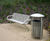 Centerline CL052 stainless steel dome-top litter bin 1