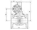 Taylorshaw parallel slide blowdown valve, class 250
