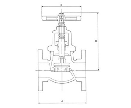 Taylorshaw globe stop and non-return valve, ext. screw
