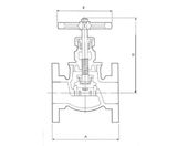Taylorshaw globe stop valve, internal screw, class 250 - on this page