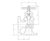 Taylorshaw globe stop valve, internal screw, class 250 1