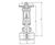 Taylorshaw parallel slide gate valve, class 150 0