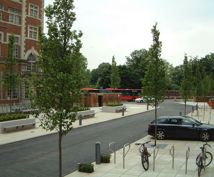 Hard landscaping, Evelina Children's Hospital, London