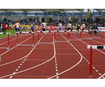 Synthetic athletics track