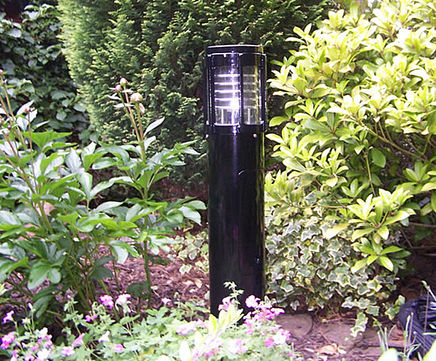 Meriden illuminated steel bollard