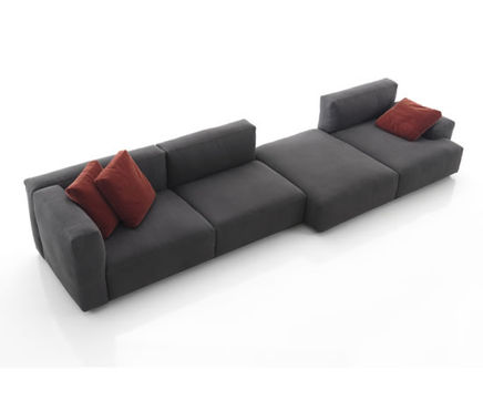 Mex Cube modular soft seating by Piero Lissoni
