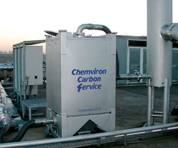 Cyclevent® mobile activated carbon adsorption system