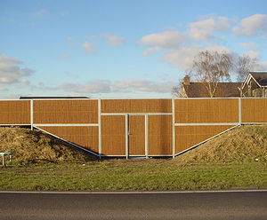 Greenscreen environmental acoustic barrier and fencing system