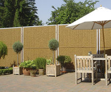 Greenscreen Garden Fencing - coconut fibre cladding, steel frame