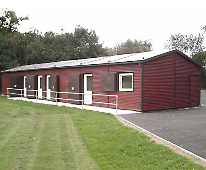 Images for Vandal-resistant modular sports changing rooms